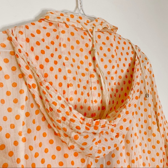 Paige Flynn Lightweight Hooded Polka Dot Jacket 2 - Picture 7 of 16